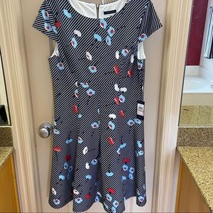 TH Cap Sleeve Poppy Striped Dress - NWT